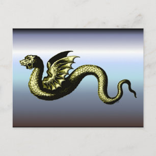 Mythical Creatures Snakes Postcard