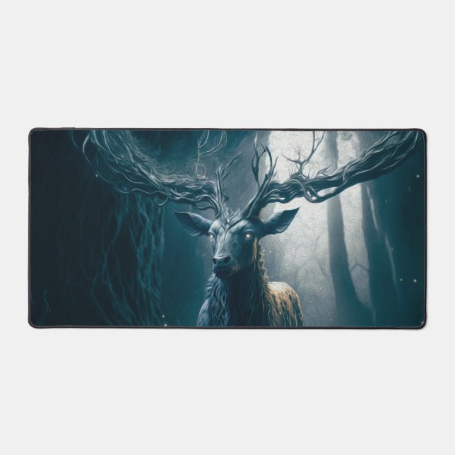 "Mythical Deer" Desk Mat (Front)