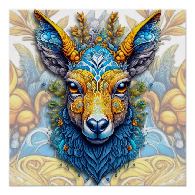 Mythical Deer Poster (Front)