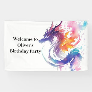 Mythical Dragon Magicland Birthday Banner
