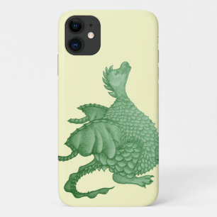 mythical fantasy creature cute green dragon Case-Mate iPhone case