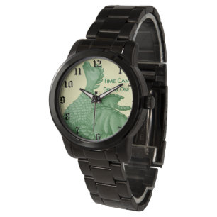 mythical fantasy creature cute green dragon watch