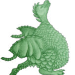 mythical fantasy creature cute green dragon watch<br><div class="desc">This very cute little green dragon is stretching his wings and smiling, all his baby dragon scales are emphasised by a darker green outline that’s softly blended. He’s a special little green dragon that I created in pencil some time ago, I digitally enhanced the image of the drawing to become...</div>