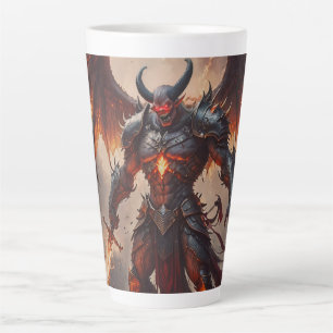 Mythical Fiery Demon Latte Mug