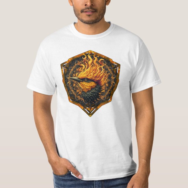 Mythical Flame Bird T-Shirt (Front)