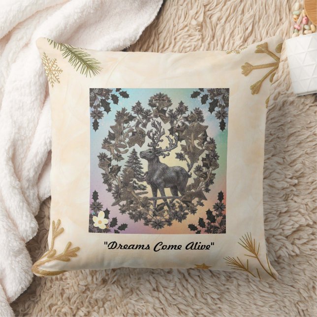 "Mythical Forest" Cushion (Blanket)
