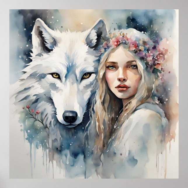 Mythical Harmony of Nature" Poster (Front)