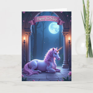 Mythical Horn Birthday Card