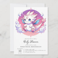 Mythical Pastel Dragon Baby Shower