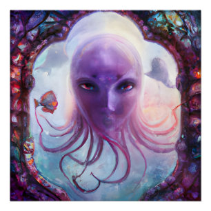 Mythical Sea Creature Poster