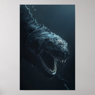 Mythical Sea Creature Poster - 1000-Metre-Long Dee