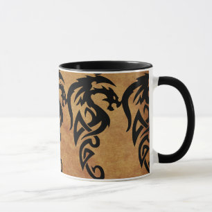 Mythical Tribal Dragon, Year of the Dragon Design Mug