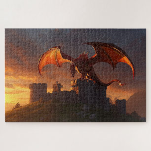 Mythical Welsh Dragon Jigsaw Puzzle