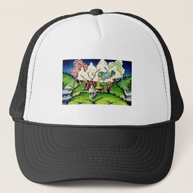Mythological Dragon Trucker Hat (Front)