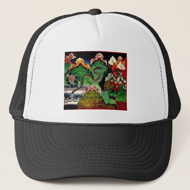 Mythological Dragon Trucker Hat (Front)