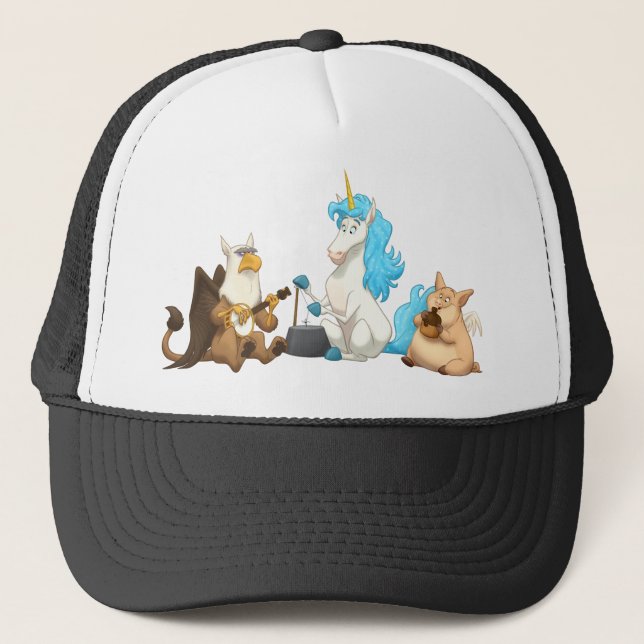 Mythological Jug Band Hat (Front)