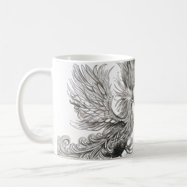 Mythological Phoenix Mug (Left)