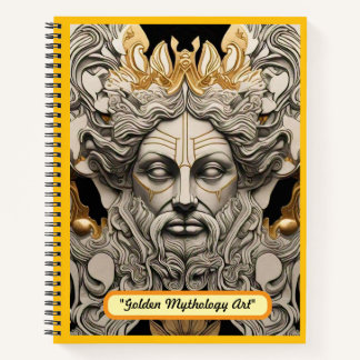 "Mythology in Black" Notebook