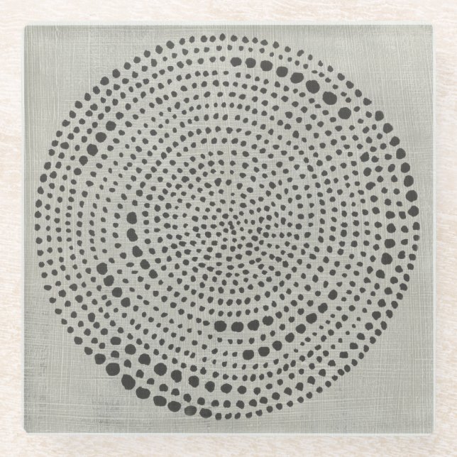 Mythos - Circle Glass Coaster (Front)