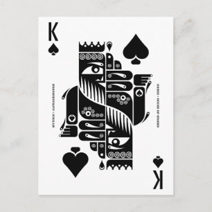 Mythos Osiris King of Spades Postcard