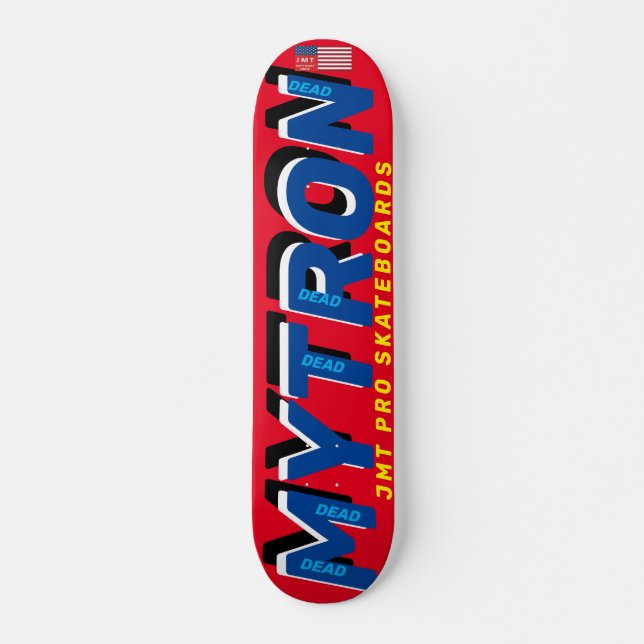 MYTRON  DEAD 7 3/4" Skateboard Deck (Front)