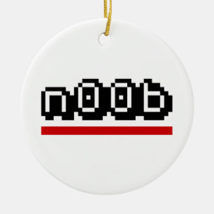 n00b ceramic tree decoration
