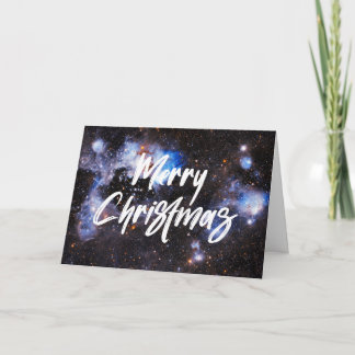 N44 Superbubble Celestial Photo Merry Christmas Holiday Card
