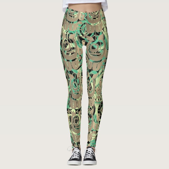 N8V Camo Leggings (Front)