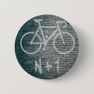 N+1 Bike Graffiti 6 Cm Round Badge