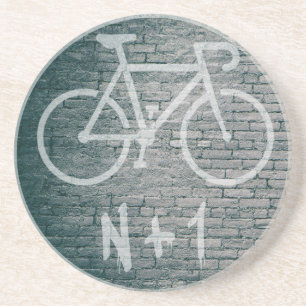 N+1 Bike Graffiti Coaster