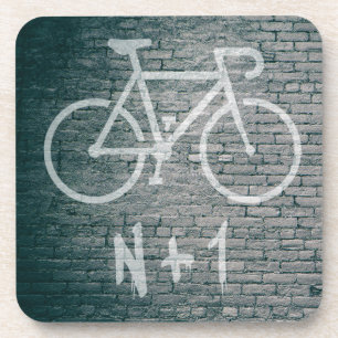 N+1 Bike Graffiti Coaster