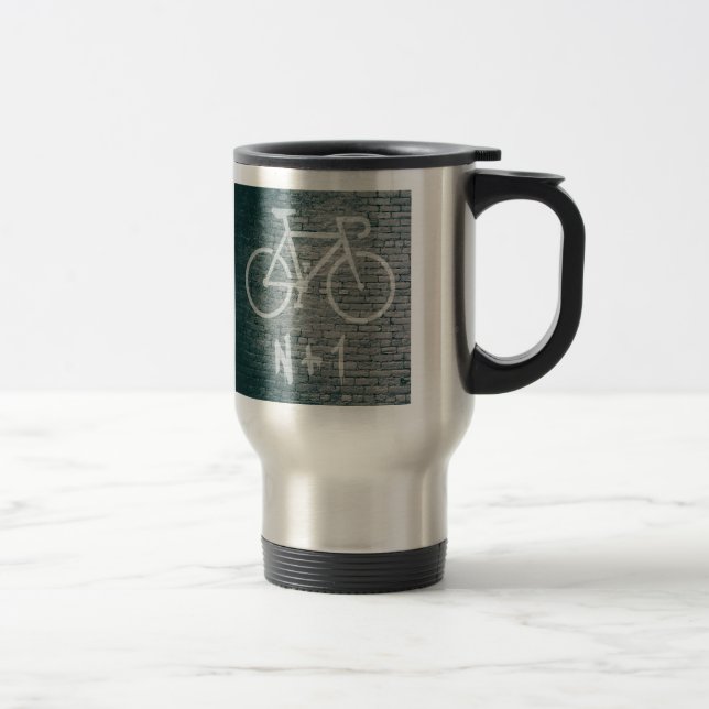 N+1 Bike Graffiti Travel Mug (Right)