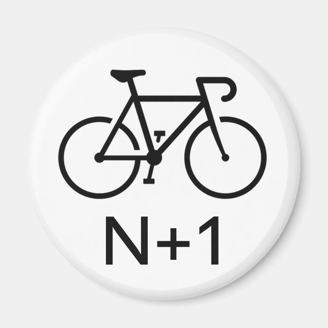 N+1 Bike Magnet (Front)