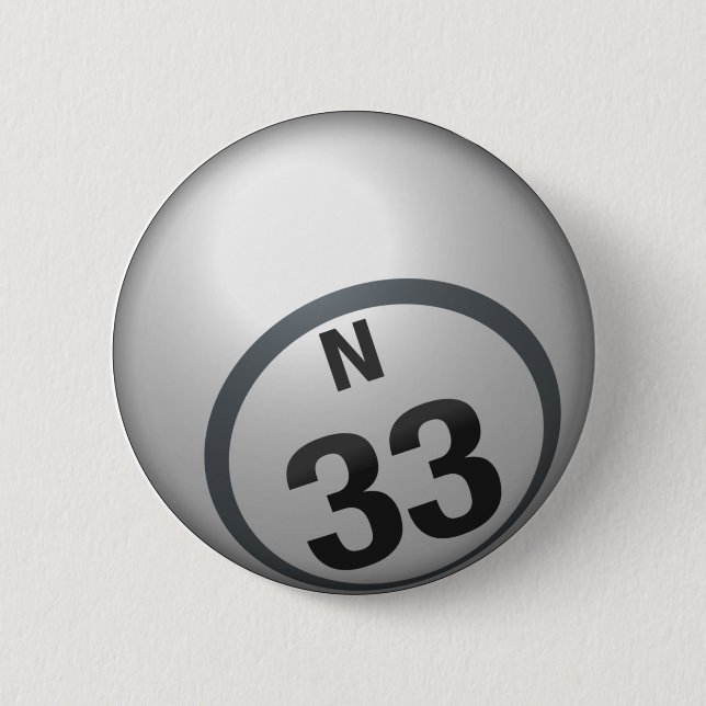 N 33 bingo button (Front)