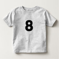 N 8, Number eight 8 Toddler T-shirt