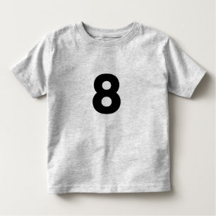 N 8, Number eight 8 Toddler T-shirt