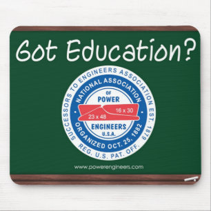 N.A.P.E. Education Logo Mousepad