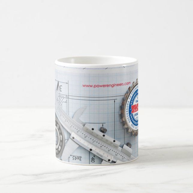 N.A.P.E. Engineering Tools White Mug (Center)