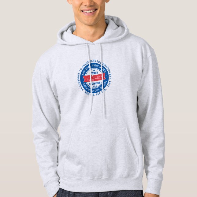 N.A.P.E. Logo Ash Hoodie (Front)