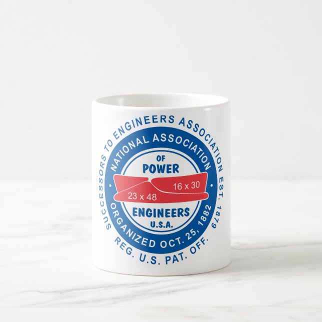 N.A.P.E. Logo White Mug (Center)