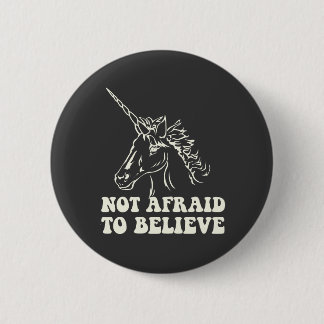 N.A.U.B Not Afraid To Believe Unicorn 6 Cm Round Badge