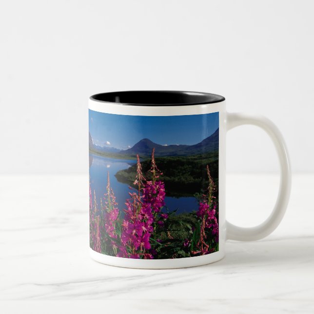 N.A., USA, Alaska, Alaska Range Common Two-Tone Coffee Mug (Right)
