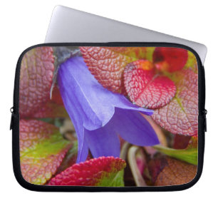 N.A., USA, Alaska.  Bluebell in the tundra in Laptop Sleeve