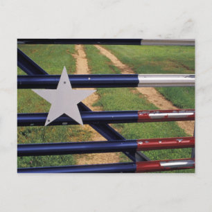 N.A., USA, Texas, Lake Buchanan, Texas flag Postcard