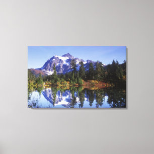N.A., USA, Washington, Mt. Baker & Snoqualmie Canvas Print