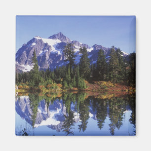 N.A., USA, Washington, Mt. Baker & Snoqualmie Magnet