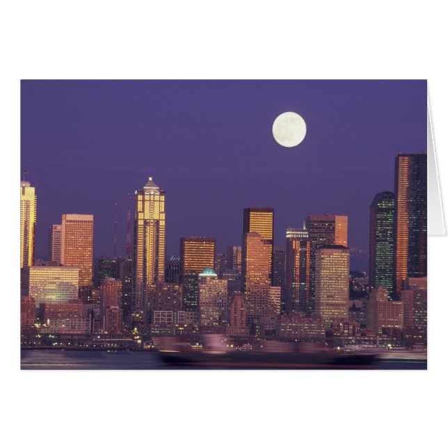 N.A., USA, Washington, Seattle Seattle skyline (Front Horizontal)