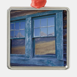 N.A., USA, Wyoming, Grand Teton National Park, Metal Tree Decoration