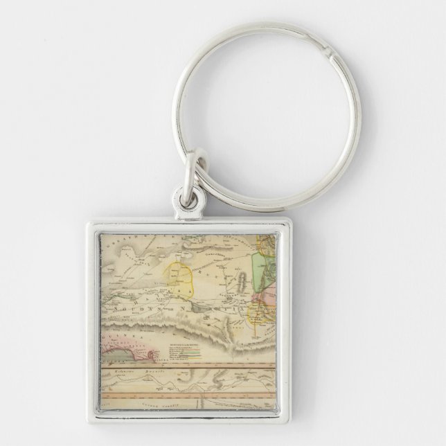 N Africa, S Africa Key Ring (Front)