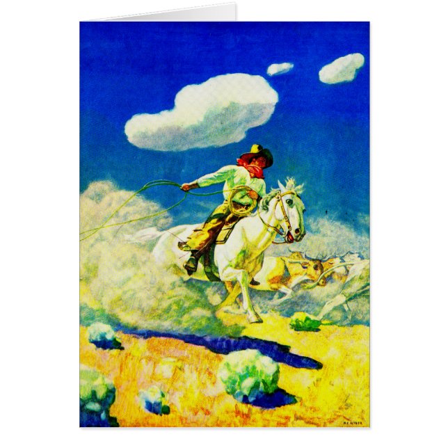 N. C. Wyeth cowboy (Front)